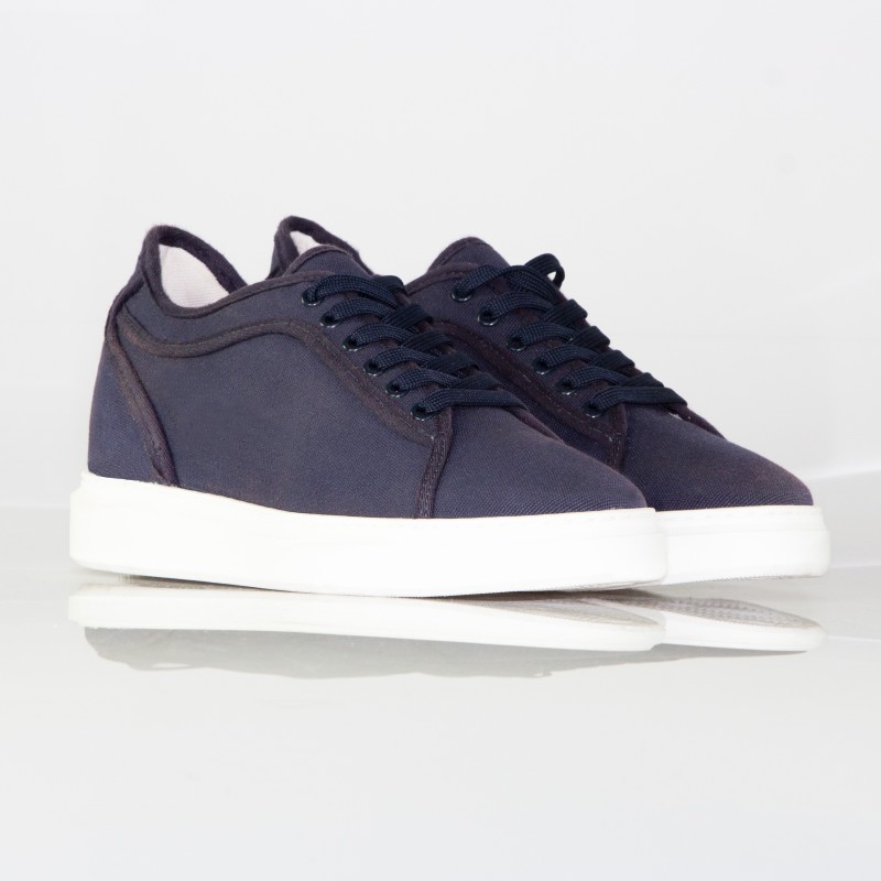 Sneakers rehaussantes Varenna Marine +7 cm