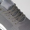 Baskets rehaussantes Anzio gris +5.5cm