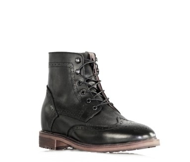 Vercelli Bottines Rehaussantes Noir +7 cm