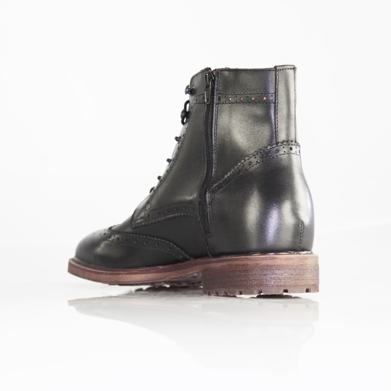 Vercelli Bottines Rehaussantes Noir +6 cm