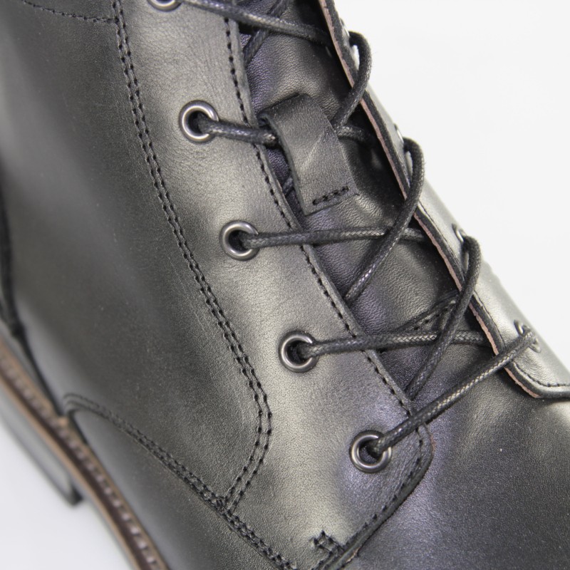 Siracusa Bottines Rehaussantes Noir +7 cm