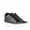 Lecce Sneakers Rehaussantes Noir +7 cm