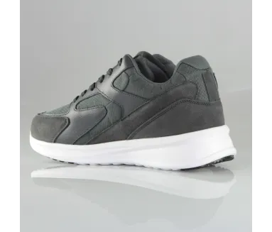 Veroli Sneakers Rehaussantes Gris foncé +6 cm