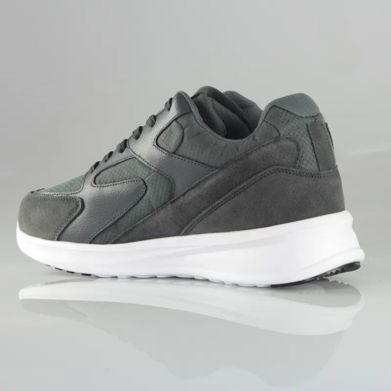 Veroli Sneakers Rehaussantes Gris foncé +6 cm