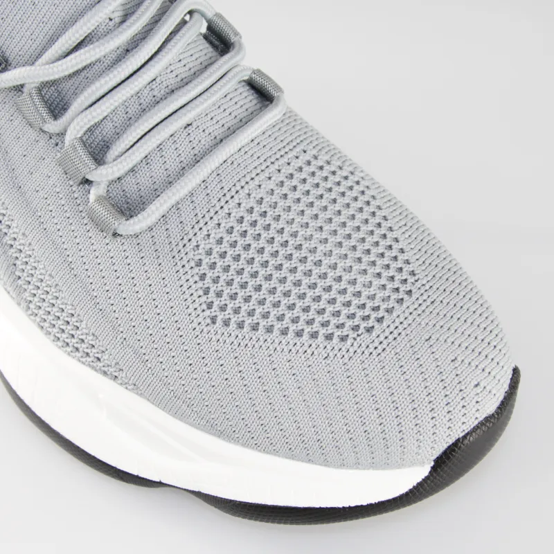 Baskets rehaussantes Messina gris +7.5 cm