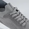 Napoli Sneakers Rehaussantes Gris +6 cm