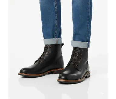 Siracusa Bottines Rehaussantes Noir +7 cm