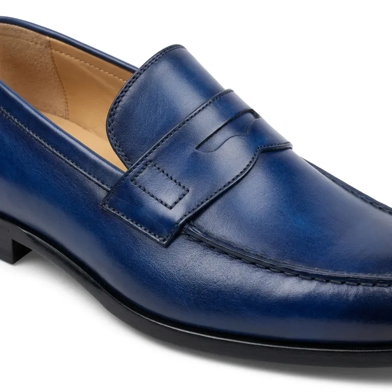 Mocassin Larvotto bleu riviera