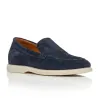 Mocassins rehaussants Positano marine +5cm
