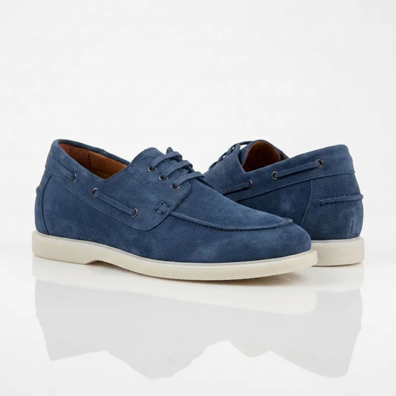 Chaussures bateau rehaussantes +5 cm | Élégance & confort