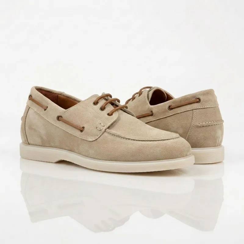Chaussures bateau rehaussantes +5 cm | Élégance & confort