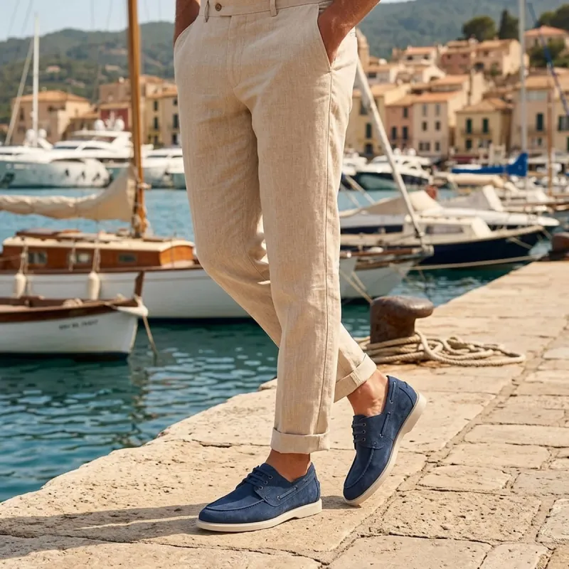 Chaussures bateau rehaussantes +5 cm | Élégance & confort