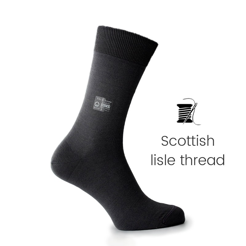 Chaussettes fil d'ecosse - chaussettes fil d'ecosse Homme - Mario Bertulli specialiste de la chaussure grandissante