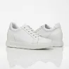 Sneakers rehaussantes Brera Alto cuir blanc +9 cm