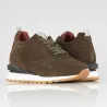 Basket Homme rehaussante  | Torino kaki +7,5cm | Mario Bertulli