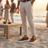 Mocassins rehaussants Rimini marron +6 cm | Daim luxe homme