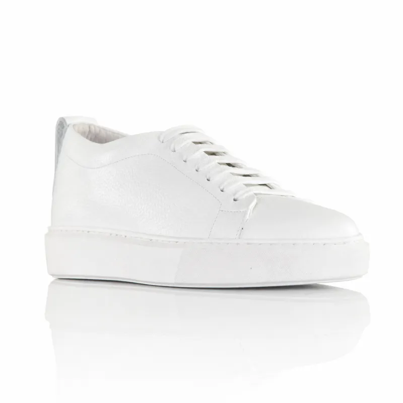 Rehaussantes Linosa Blanc | +6 cm Made in Italy