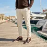 Chaussures bateau rehaussantes Manarola marron +5 cm