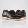 Chaussures bateau rehaussantes Manarola marron +5 cm