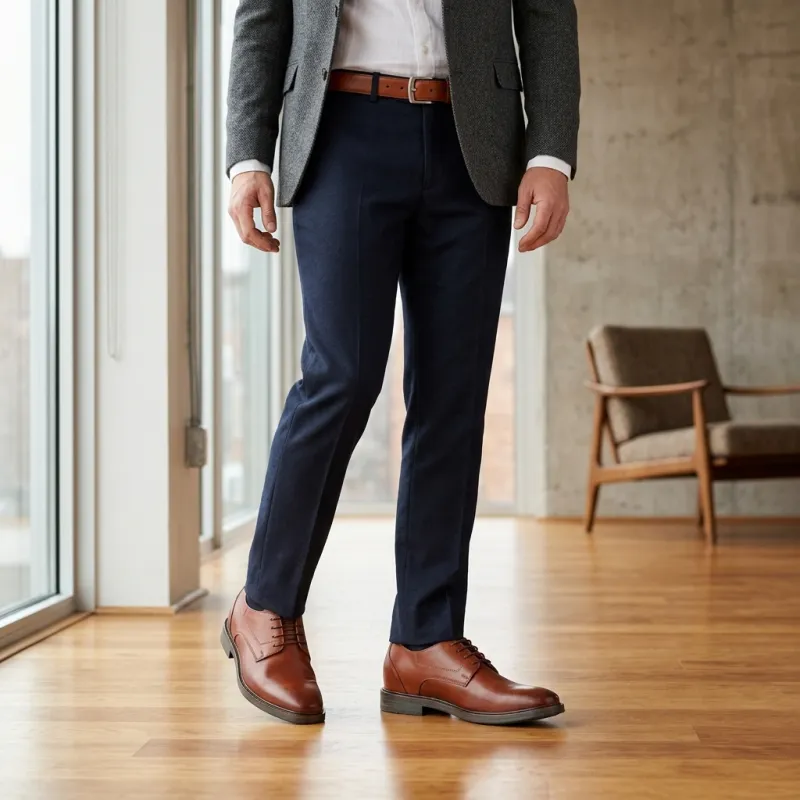 Chaussure Derby compens&eacute;e Homme | marron +7,5cm | Mario Bertulli