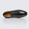 Richelieu compensé Homme | Noir +7,5 CM | Mario Bertulli