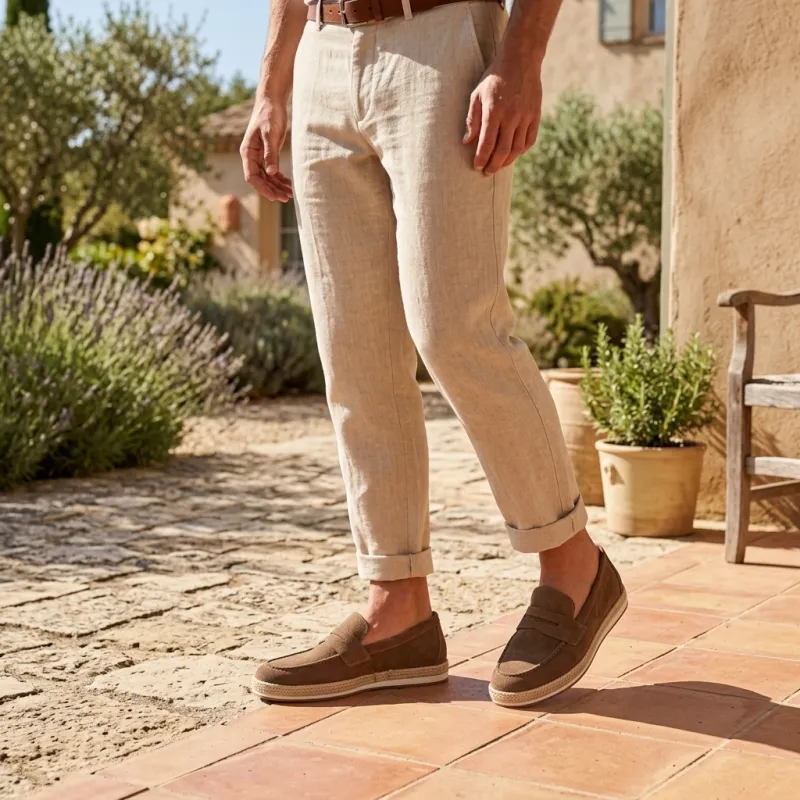 Mocassins Rehaussants Avola marron +6 cm