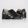 Richelieu compensé Homme | Noir +6 CM | Mario Bertulli