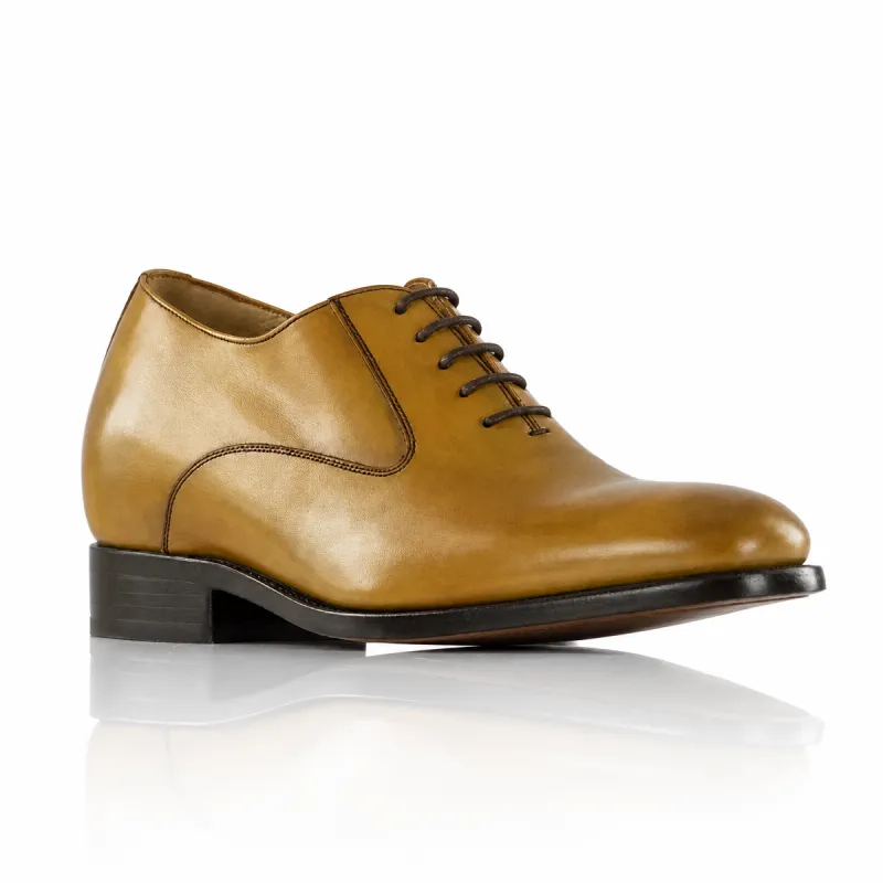 Richelieu compensé Homme | Cannelle +6 CM | Mario Bertulli