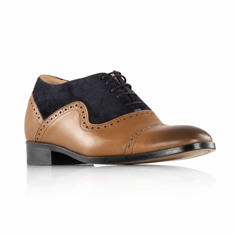 Richelieu compensé Homme | Caramel +6 CM | Mario Bertulli