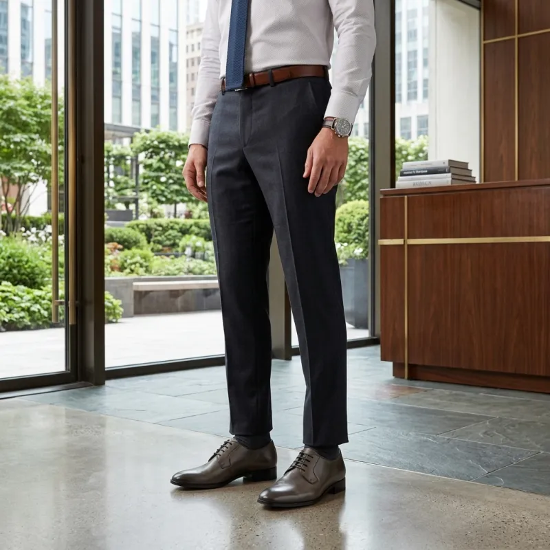 Chaussure Derby compensée Homme | Gris fumé +6 CM | Mario Bertulli