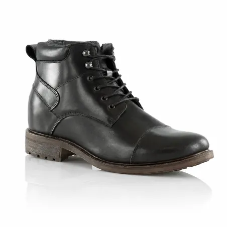 Bottines fourrés compensées  Homme | Noir +7.5 CM | Mario Bertulli