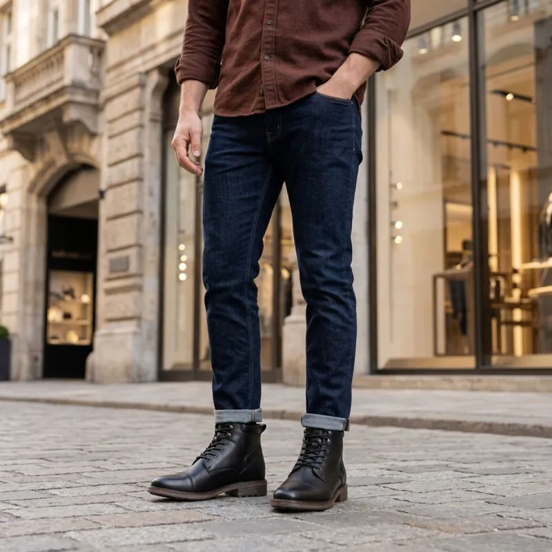 Bottines fourrés compensées  Homme | Noir +7.5 CM | Mario Bertulli