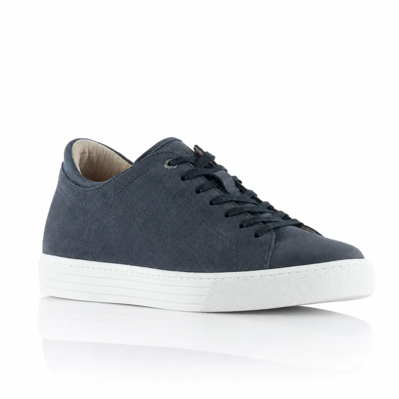 Sneaker talon compensé Homme | marine +6 CM | Mario Bertulli
