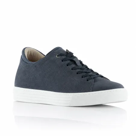 Sneaker talon compensé Homme | marine +6 CM | Mario Bertulli