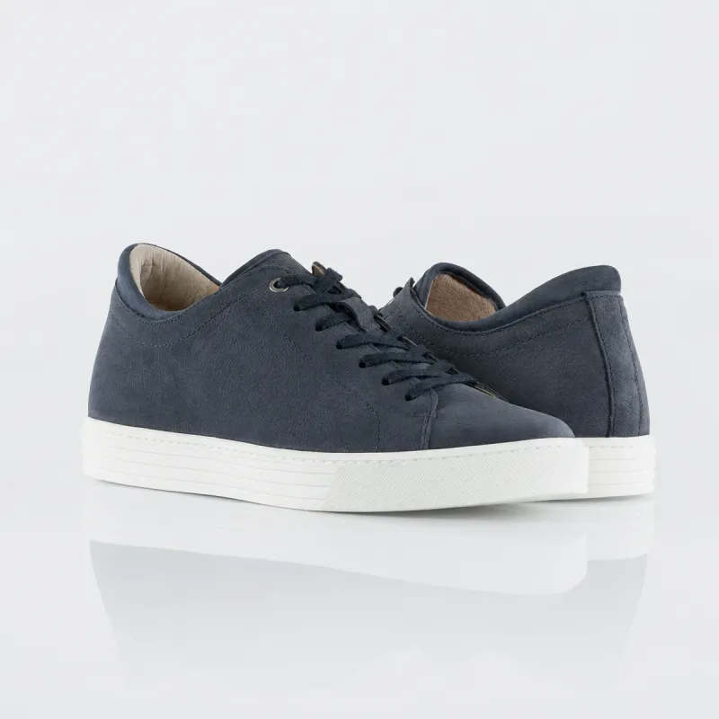 Sneaker talon compensé Homme | marine +6 CM | Mario Bertulli