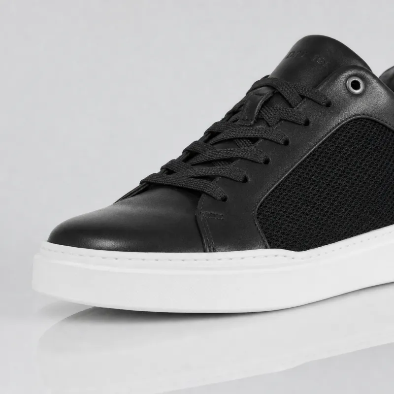 Sneaker talon compensé Homme | noir +6 cm | Mario Bertulli