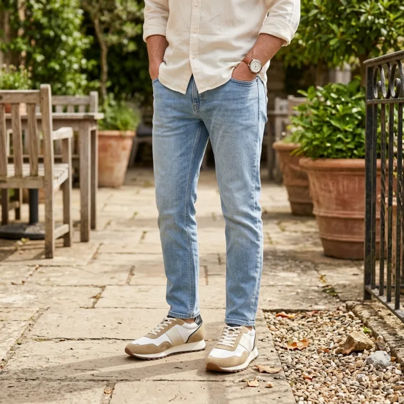 Bellagio Beige Sneakers +7.5 cm