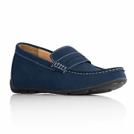 Mocassin rehaussant Homme | Marine +5,5 cm | Mario Bertulli