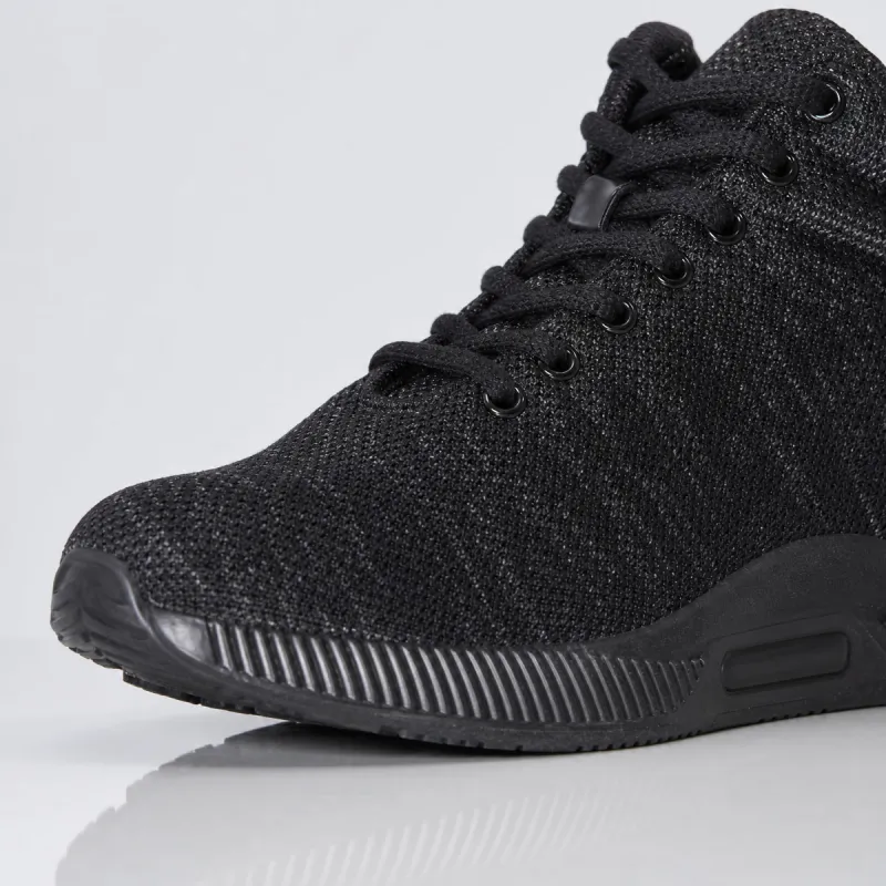 Basket Homme rehaussante  | noir +5.5cm | Mario Bertulli
