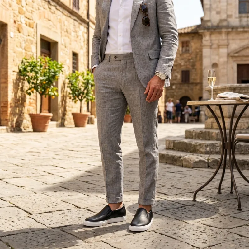 Sneaker talon compensé homme | Noir +6 cm | Mario Bertulli