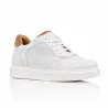 Sneakers rehaussantes Riva blanc +7,5 cm | Mario Bertulli