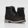 Bottes fourrés compensées  Homme | Noir +7.5 CM | Mario Bertulli