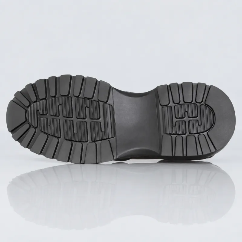 Chaussure Derby compensée Homme | Noir +9 CM | Mario Bertulli