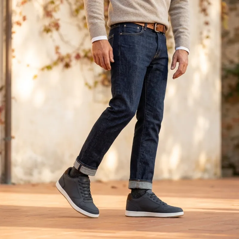 Sneaker talon compensé Homme | Blanc +5,5 cm | Mario Bertulli