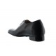 chaussures oxford Homme rehaussant - Noir - Cuir de veau pleine fleur - +6 CM - Luxe - Mario Bertulli