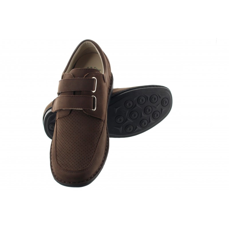 sandales Homme rehaussantes - Marron - Nubuck - +7 CM - Bormida - Mario Bertulli
