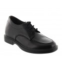 chaussures derby compensées Homme - Noir - Cuir - +6,5 CM - Dolomiti - Mario Bertulli