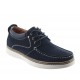chaussures bateau rehaussantes Homme - Bleu - Nubuck - +5,5 CM - Pistoia - Mario Bertulli