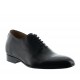 chaussures richelieu compensées Homme - Noir - Cuir de veau pleine fleur - +6 CM - Murano - Mario Bertulli