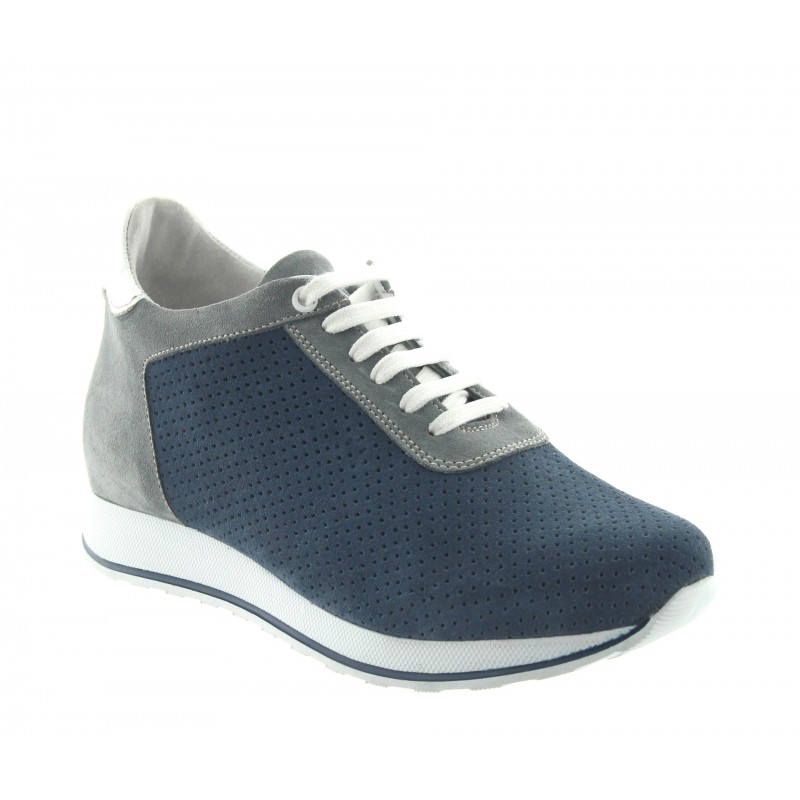 sneakers homme talon compensé